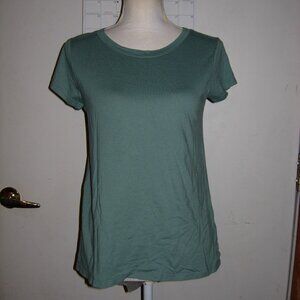 Cable & Gauge Blue Green Pima Cotton Blend T-Shirt M